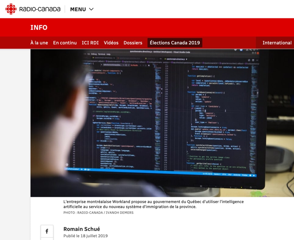 Radio-Canada article